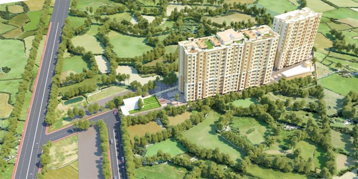 Oak Shantiniketan 1 and 2 BHK flats, Kamptee Road, Nagpur