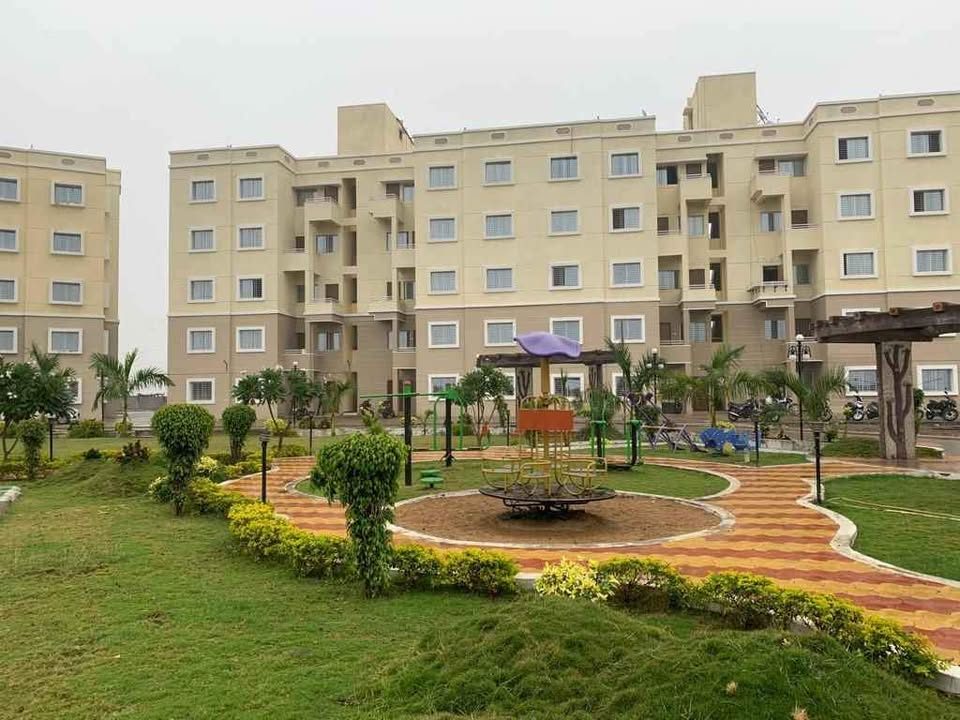 Paradise Hills Phase II apartment towers and children's play area, Hingna Road, Nagpur